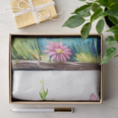 kleurrijk bloemenpapier tissuepapier (Geschenk)