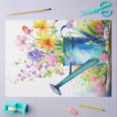 kleurrijk bloemenpapier tissuepapier (Craft)