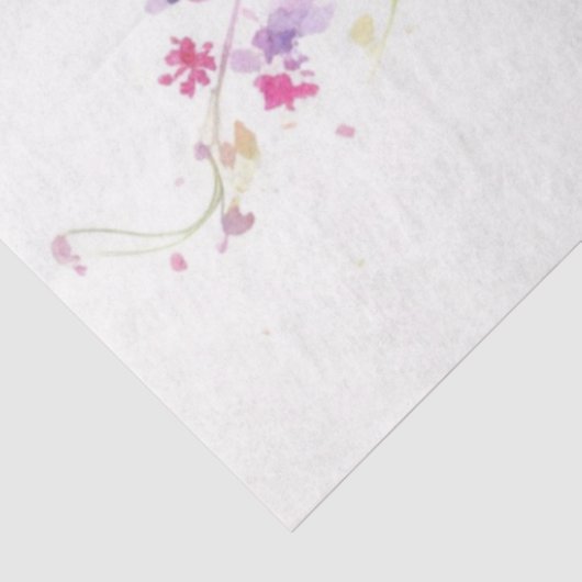 kleurrijk bloemenpapier tissuepapier (Detail)
