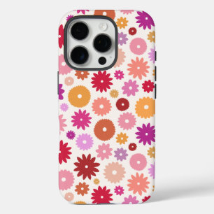 Kleurrijk Bloemenpatroon iPhone 16 Pro Hoesje