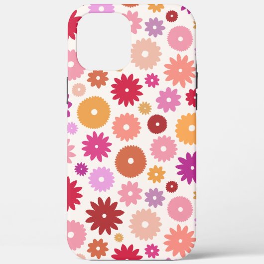 Kleurrijk Bloemenpatroon Case-Mate iPhone Case (Achterkant)