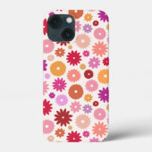 Kleurrijk Bloemenpatroon Case-Mate iPhone Case (Achterkant)