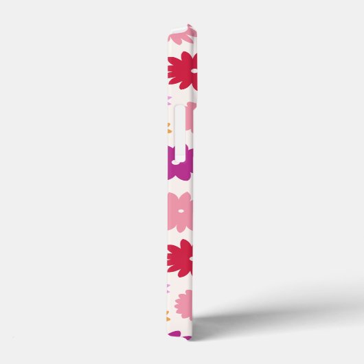 Kleurrijk Bloemenpatroon Case-Mate iPhone Case (Achterkant / Rechts)
