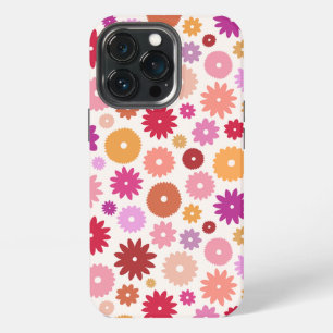 Kleurrijk Bloemenpatroon iPhone 13 Pro Hoesje