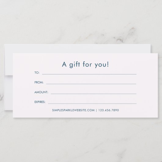 Kleurrijk Bloemenpatroon Roze Blauw Cadeaubon (Achterkant)