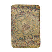 Kleurrijk  bloementapijtpatroon badmat (Voorkant Verticaal)