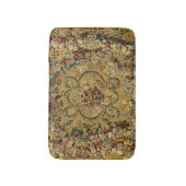 Kleurrijk  bloementapijtpatroon badmat (Voorkant Verticaal)