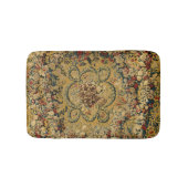 Kleurrijk  bloementapijtpatroon badmat (Voorkant)