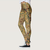 Kleurrijk  bloementapijtpatroon leggings (Links)