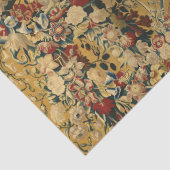 Kleurrijk  bloementapijtpatroon tissuepapier (Detail)