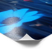 Kleurrijk bloemenveld foto afdruk (Hoek)