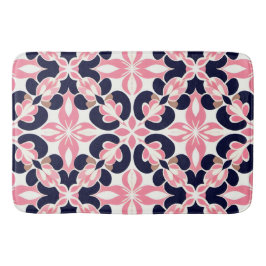 Kleurrijk Bloemig Abstract Patroon Badmat