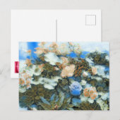 KLEURRIJK BLOEMIG BOEKET BRIEFKAART (Voorkant / Achterkant)