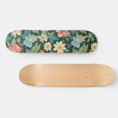 Kleurrijk Bloemig/Lente Persoonlijk Skateboard (Horizontaal)