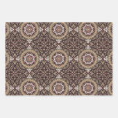 Kleurrijk bloemig naadloos patroon inpakpapier vel (Voorkant 2)