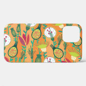 Kleurrijk bloemig naadloos patroonontwerp Case-Mate iPhone case (Achterkant (horizontaal))