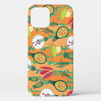 Kleurrijk bloemig naadloos patroonontwerp Case-Mate iPhone case