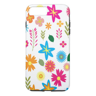 Kleurrijk Bloemmotief iPhone 8/7 Plus Hoesje
