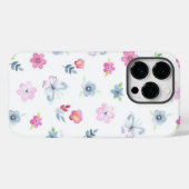 Kleurrijk bloemmotief Case-Mate iPhone case (Achterkant (horizontaal))