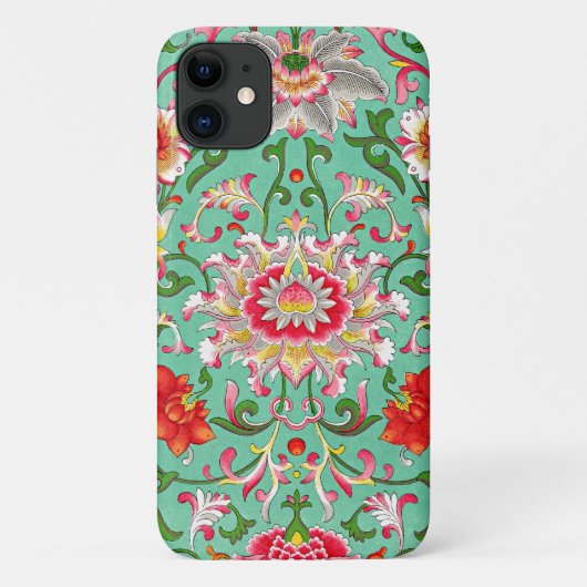 Kleurrijk Bloemmotief Case-Mate iPhone Case (Achterkant)