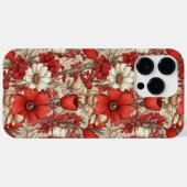 Kleurrijk Bloemmotief Case-Mate iPhone Case (Achterkant (horizontaal))
