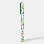 Kleurrijk bloemmotief gepersonaliseerd Case-Mate iPhone case (Achterkant / Links)