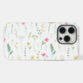 Kleurrijk Bloemmotief iPhone Hoesje (Achterkant horizontaal)