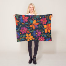 Kleurrijk Bloemmotief Keukendoek | Levendig
