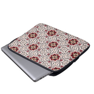Kleurrijk Bloemmotief Laptophoes Laptop Sleeve
