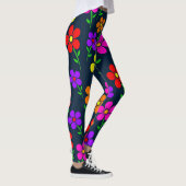 Kleurrijk Bloemmotief Leggings (Rechts)
