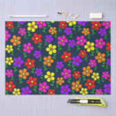 Kleurrijk Bloemmotief Tissuepapier (Craft)