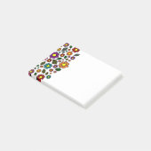 Kleurrijk Bloemmotief uit de Natuur Post-it® Notes (Schuin)
