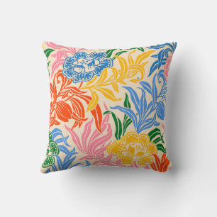 Kleurrijk Bloemmotief Vintage Modern Kussen