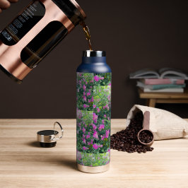 Kleurrijk Bloemmotief Waterfles