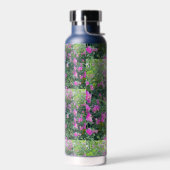 Kleurrijk Bloemmotief Waterfles (Links)