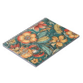 Kleurrijk bloemmotief | Wilde bloemen Notitieboek (Linkerzijde)