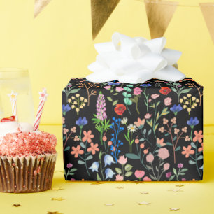 Kleurrijk Bloempatroon VCFP2301 Cadeaupapier
