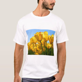 Kleurrijk Bloemschilderkunst T-shirt