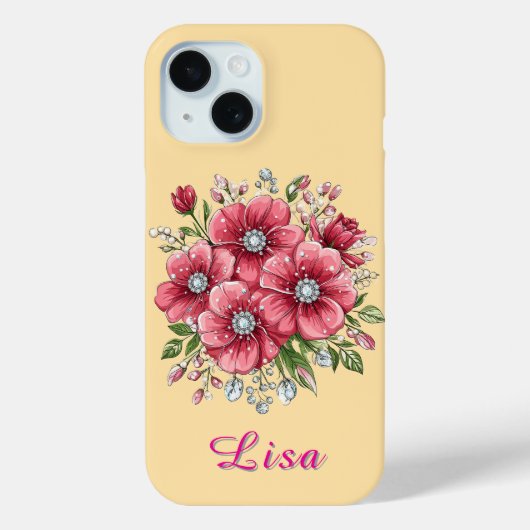 Kleurrijk Bloemstuk Case-Mate iPhone Case (Achterkant)