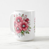 Kleurrijk Bloemstuk Koffiemok (Voorkant links)