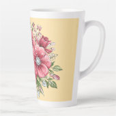 Kleurrijk Bloemstuk Latte Mok (Rechts)