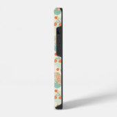 Kleurrijk Bloemtuin Patroon iPhone Hoesje (Linkerkant)