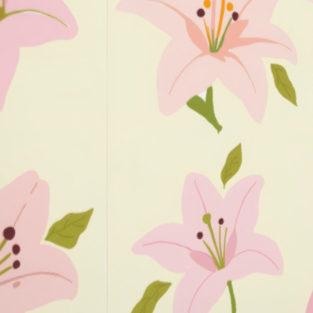 Kleurrijk bloemtuinpatroon behang  (Zoom)
