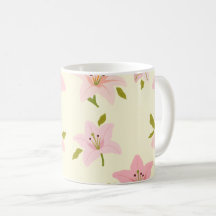 Kleurrijk Bloemtuinpatroon Mooie Koffiemok