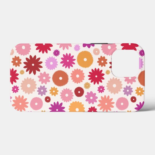 Kleurrijk Bloesem Patroon Case-Mate iPhone Case (Achterkant (horizontaal))