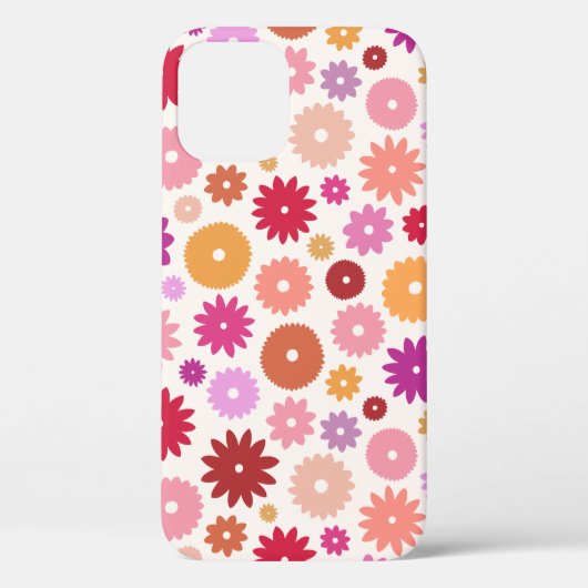 Kleurrijk Bloesem Patroon Case-Mate iPhone Case (Achterkant)