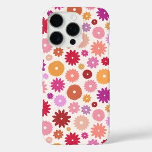 Kleurrijk Bloesem Patroon iPhone 16 Pro Hoesje
