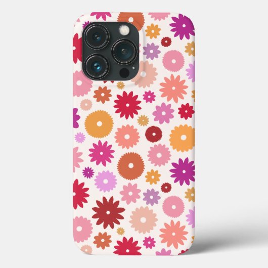 Kleurrijk Bloesem Patroon Case-Mate iPhone Case (Achterkant)