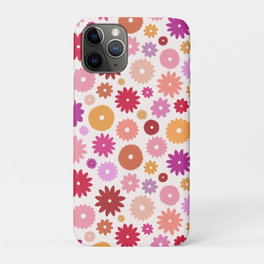 Kleurrijk Bloesem Patroon Case-Mate iPhone Case (Achterkant)