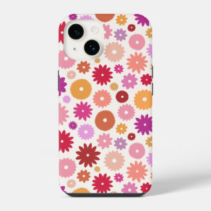 Kleurrijk Bloesem Patroon iPhone 14 Hoesje